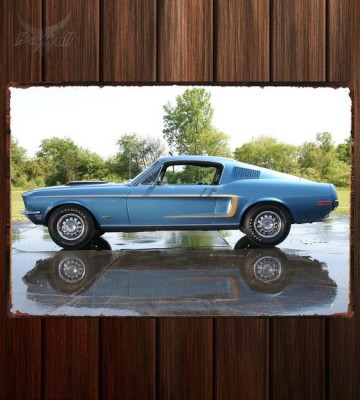 Металлическая табличка Mustang GT Fastback 469